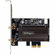 StarTech.com Wi-Fi 6E PCIe Network Card, Bluetooth 5.3, Magnetic Antenna Base, Tri-Band 802.11ax, AX5400 WiFi NIC, Windows/Linux