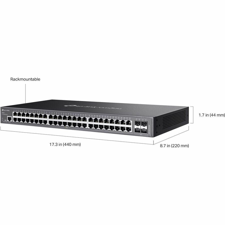 TP-Link Omada 48-Port Gigabit L2+ Managed Switch with 4 SFP Slots