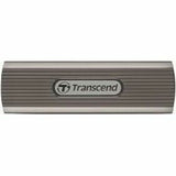 Transcend ESD330C 512 GB Portable Solid State Drive - External - Dark Grayish Brown