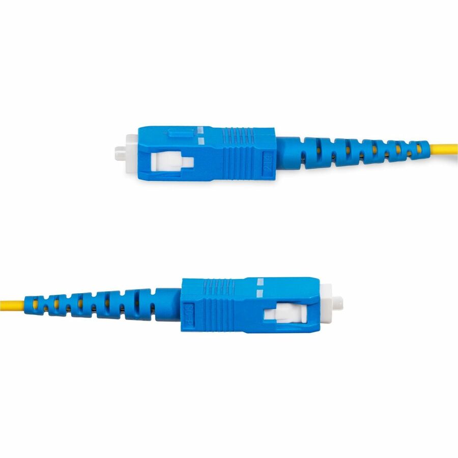 StarTech.com 30m (98.4ft) SC to SC (UPC) OS2 Single Mode Simplex Fiber Optic Cable, 9/125&micro;m, 40G/100G, LSZH Fiber Patch Cord