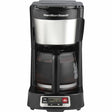 Hamilton Beach FrontFill 5 Cup Compact Coffee Maker with Programmable Clock & Glass Carafe