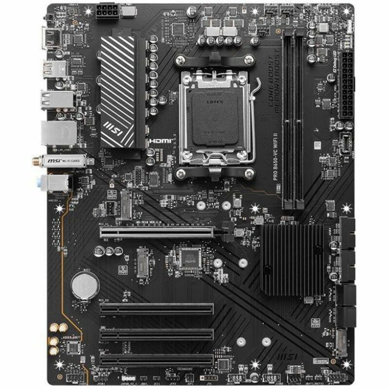 MSI B650-VC WIFI II Gaming Desktop Motherboard - AMD B650 Chipset - Socket AM5 - ATX