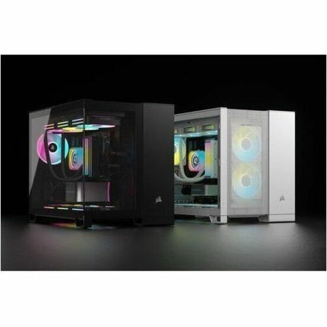 Corsair iCUE LINK 2500X RGB Micro ATX Dual Chamber PC Case - Black