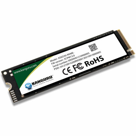 Kanguru Defender SED30 Hardware-Based-Self-Encrypting Internal SSD-KSED30-NVME-Series 1 TB Solid State Drive - M.2 2280 Internal - PCI Express NVMe (PCI Express NVMe 4.0 x4) - TAA Compliant