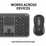 Logitech Signature Slim MK955 for Business Wireless Keyboard and Mouse Combo, Quiet Typing, Secure Receiver - Graphite