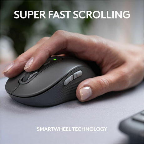 Logitech Signature Slim MK955 for Business Wireless Keyboard and Mouse Combo, Quiet Typing, Secure Receiver - Graphite