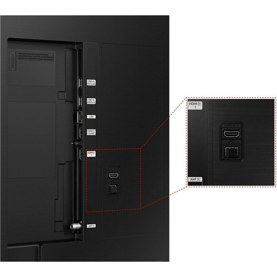 Samsung Q60D QN55Q60DAF 55" Smart LED-LCD TV - 4K UHDTV - High Dynamic Range (HDR) - Black