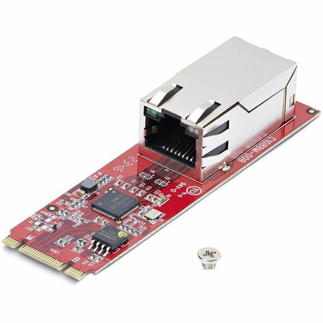 StarTech.com 1-Port 2.5GbE M.2 2280 Network Card, NBASE-T PCIe Ethernet Card, Intel I225-V, Multi-Gigabit Desktop NIC/LAN Card, TAA