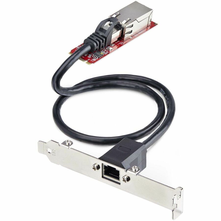 StarTech.com 1-Port 2.5GbE M.2 2280 Network Card, NBASE-T PCIe Ethernet Card, Intel I225-V, Multi-Gigabit Desktop NIC/LAN Card, TAA