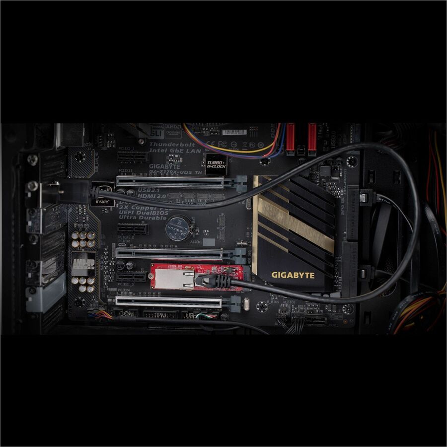 StarTech.com 1-Port 2.5GbE M.2 2280 Network Card, NBASE-T PCIe Ethernet Card, Intel I225-V, Multi-Gigabit Desktop NIC/LAN Card, TAA