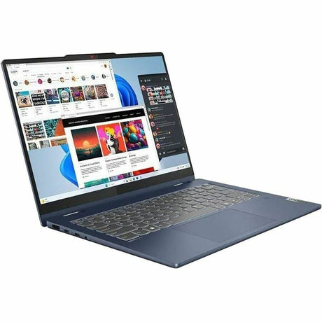 Lenovo IdeaPad 5 14AHP9 83DR000SUS 14" Touchscreen Convertible 2 in 1 Notebook - WUXGA - AMD Ryzen 5 8645HS - 16 GB - 1 TB SSD - English (US) Keyboard - Cosmic Blue