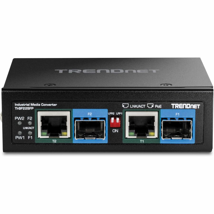 2-Port SFP PoE++ Media Convert