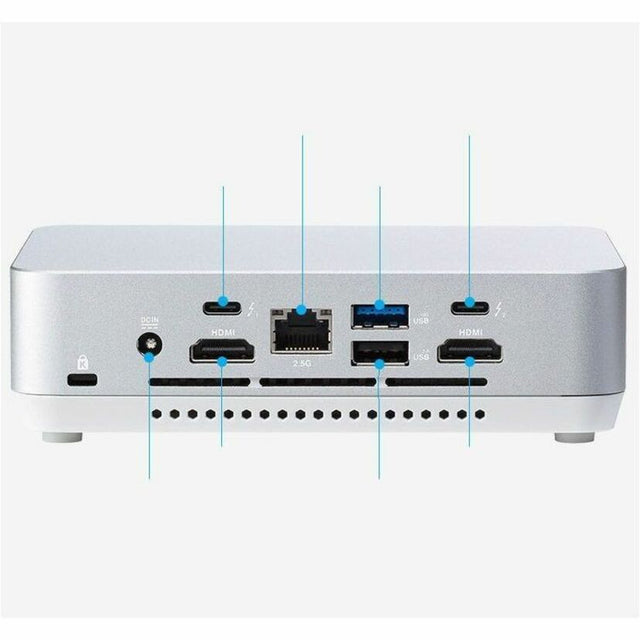 Asus NUC 14 Pro+ Barebone System - Mini PC - Core Ultra 7 14th Gen 155H