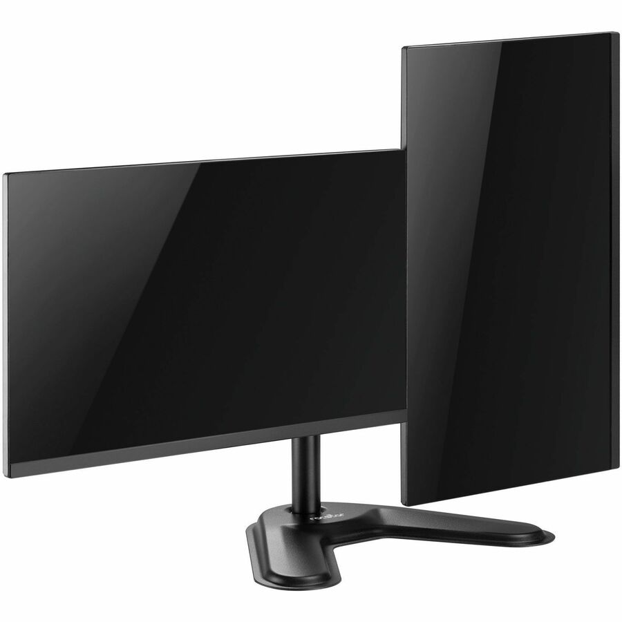 Rocstor ErgoReach Mounting Pole for Flat Panel Display - Black - Landscape/Portrait