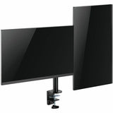 Rocstor ErgoReach Desk Mount for Monitor, Display - Black - Landscape/Portrait
