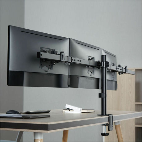 Rocstor ErgoReach Mounting Arm for Monitor, LCD Display, LED Display - Black - Landscape/Portrait