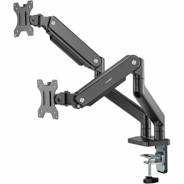Rocstor ErgoReach Mounting Arm for Monitor - Black - Landscape/Portrait