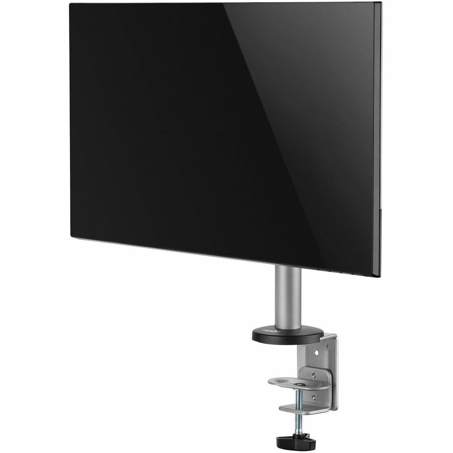 Rocstor ErgoReach Desk Mount for Monitor, Display - Aluminum Silver - Landscape/Portrait