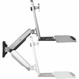 Rocstor Wall Mount for Monitor, Handheld Scanner, Display - Silver