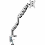 Rocstor ErgoReach Y10N020-S1 Mounting Arm for Flat Panel Display, Curved Screen Display, Monitor - Silver - Landscape/Portrait