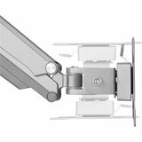 Rocstor ErgoReach Y10N020-S1 Mounting Arm for Flat Panel Display, Curved Screen Display, Monitor - Silver - Landscape/Portrait