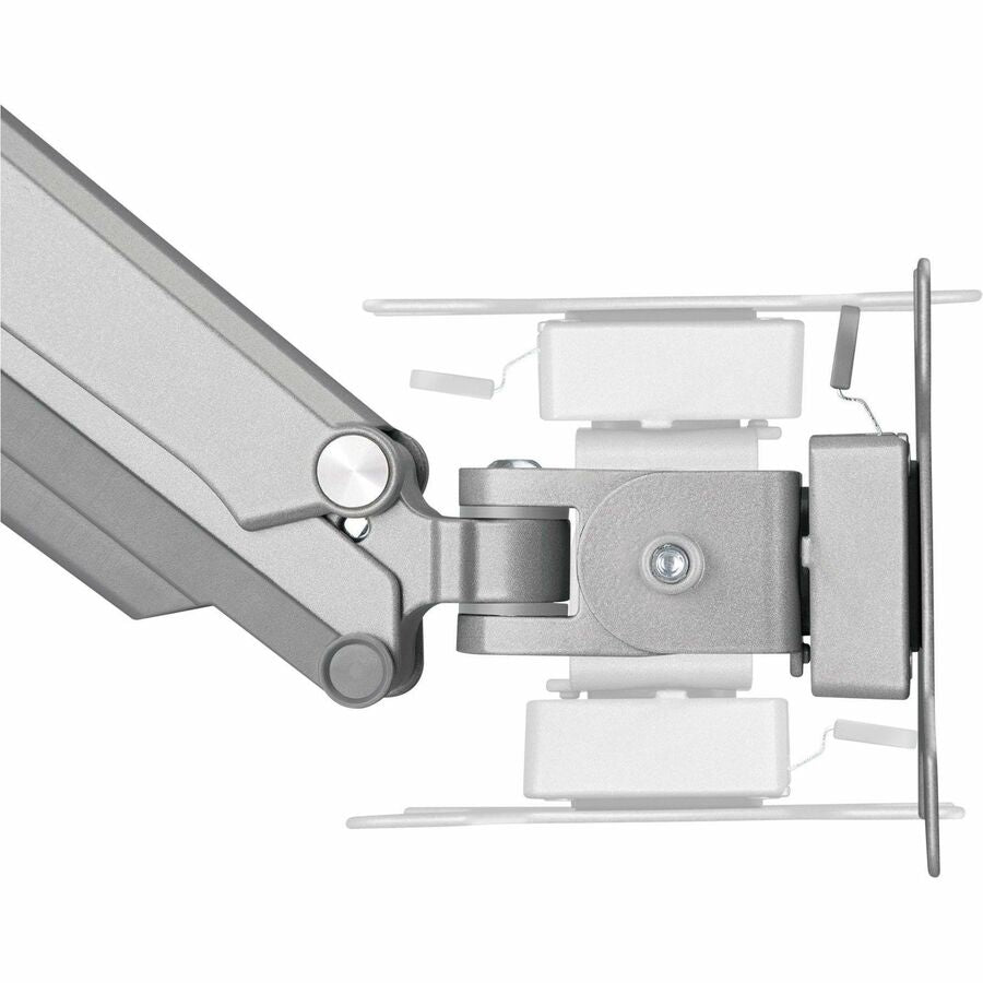 Rocstor ErgoReach Y10N020-S1 Mounting Arm for Flat Panel Display, Curved Screen Display, Monitor - Silver - Landscape/Portrait