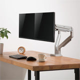 Rocstor ErgoReach Mounting Arm for Monitor - Silver - Landscape/Portrait