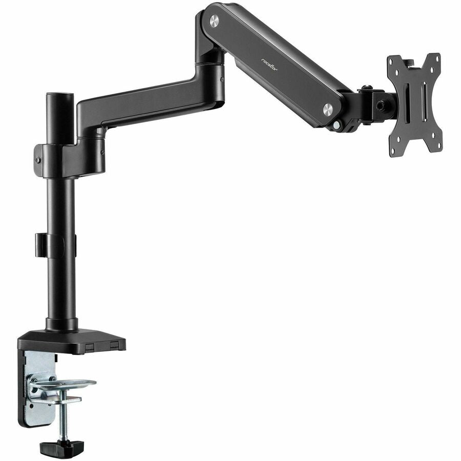 Rocstor ErgoReach Y10N011-B1 Mounting Arm for Monitor, Flat Panel Display - Black - Landscape/Portrait