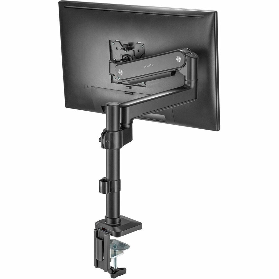 Rocstor ErgoReach Y10N011-B1 Mounting Arm for Monitor, Flat Panel Display - Black - Landscape/Portrait
