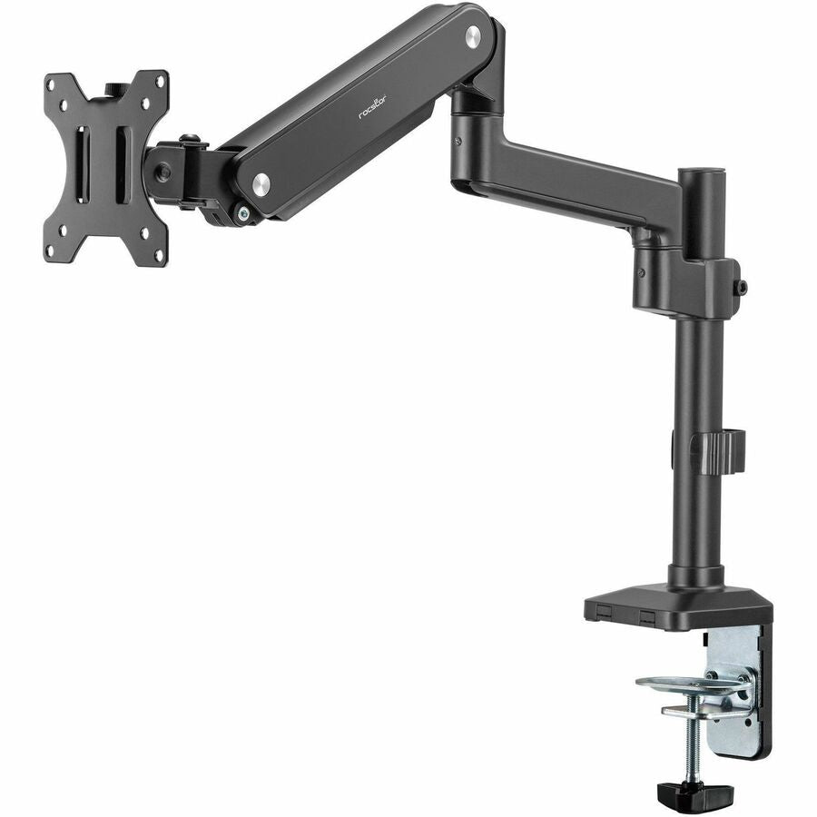 Rocstor ErgoReach Y10N011-B1 Mounting Arm for Monitor, Flat Panel Display - Black - Landscape/Portrait
