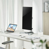 Rocstor ErgoReach Mounting Pole for Monitor, Display - Silver