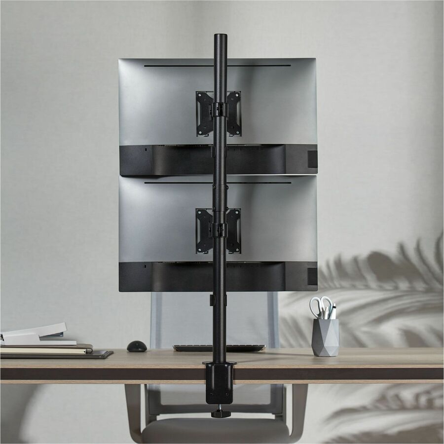 Rocstor ErgoReach Y10N008-B1 Desk Mount for Monitor - Black - Vertical