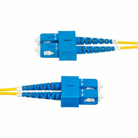 StarTech.com 3m (9.8ft) SC to SC (UPC) OS2 Single Mode Duplex Fiber Optic Cable, 9/125, 40G/100G, Low Insertion Loss, LSZH Jumper Cord
