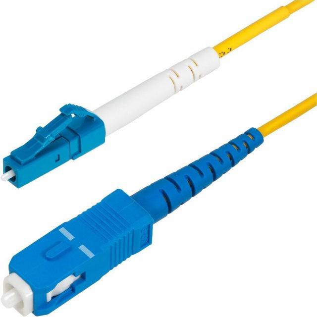 StarTech.com 2m (6.6ft) LC to SC (UPC) OS2 Single Mode Simplex Fiber Optic Cable, 9/125, 40G/100G, Low Insertion Loss, LSZH Jumper Cord