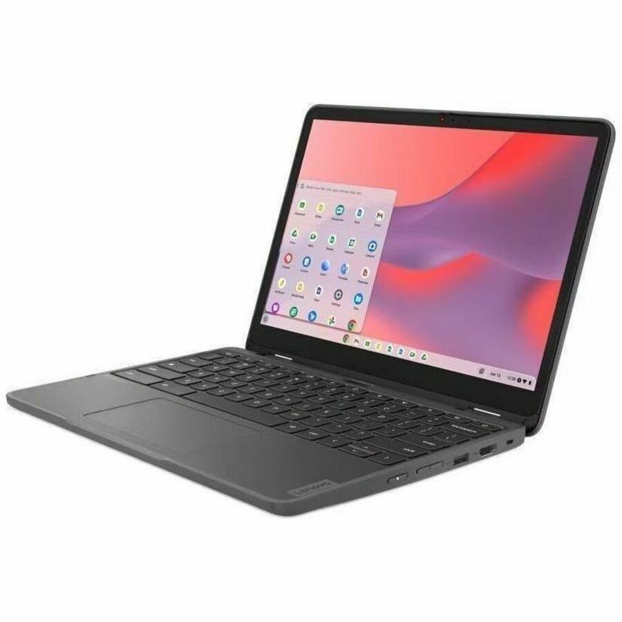 Lenovo 500e Yoga Chromebook Gen 4 82W4001SUS 12.2" Touchscreen Convertible 2 in 1 Chromebook - WUXGA - Intel N-Series N100 - 8 GB - 64 GB Flash Memory - English Keyboard - Graphite Gray