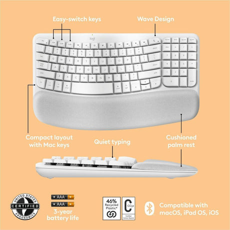 Wave Keys KB for mac - White