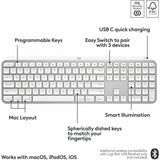 MX Keys S for Mac - Pale Grey