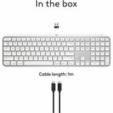 MX Keys S for Mac - Pale Grey