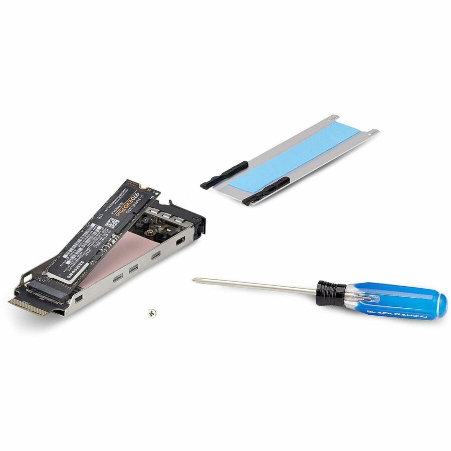 StarTech.com M.2 NVMe SSD Drive Tray for use in PCIe Expansion Product Series, Drive Tray for an Additional Hot Swappable Drive