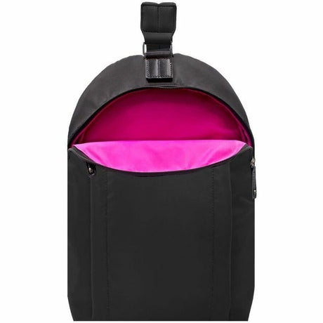 Francine Collection City Slim Carrying Case (Backpack) for 14" Notebook, Tablet, Travel, Smartphone, Accessories - Black