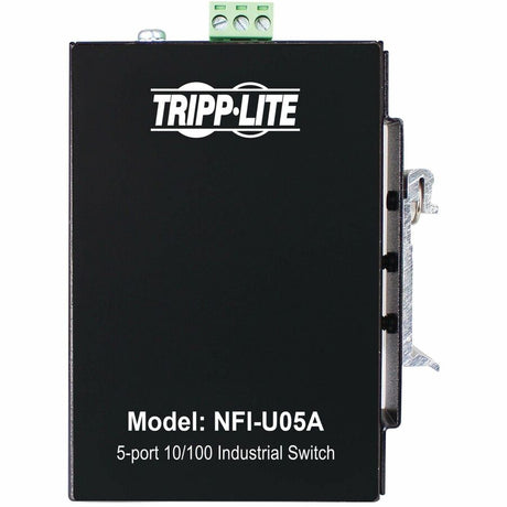 Tripp Lite by Eaton 5-Port Unmanaged Industrial Ethernet Switch - 10/100 Mbps, Ruggedized, -40&deg; to 75&deg;C, EIP QoS, DIN/Wall Mount, TAA