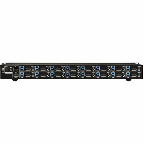 Eaton Tripp Lite Series 16-Port DisplayPort/USB KVM Switch with Audio/Video and USB Peripheral Sharing, 4K 60 Hz, 1U Rack-Mount, TAA