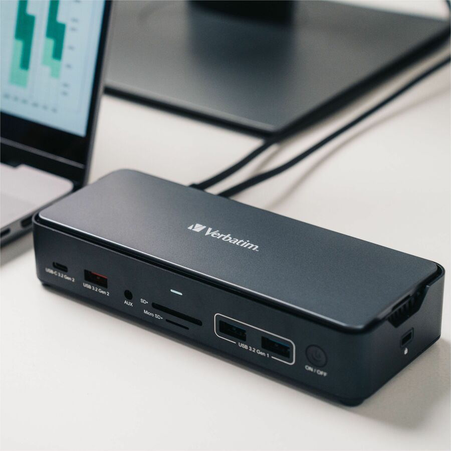 Verbatim USB-C &trade;Pro Docking Station 15-in-1 - 256GB Vi3000 SSD