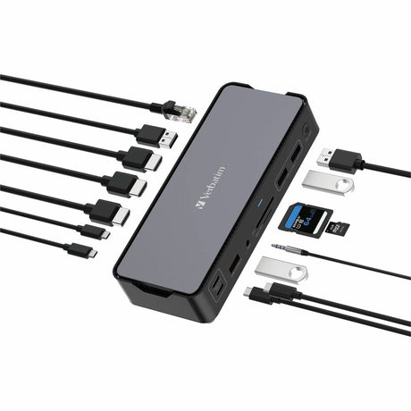Verbatim USB-C &trade;Pro Docking Station 15-in-1