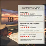 LG evo C4 OLED55C4PUA 55.2" Smart OLED TV - 4K UHDTV - Black