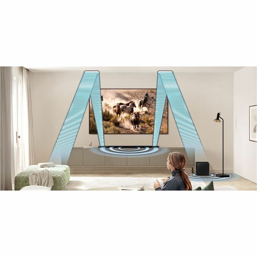 Samsung HW-S800D 3.1.2 Bluetooth Sound Bar Speaker - 330 W RMS - Black