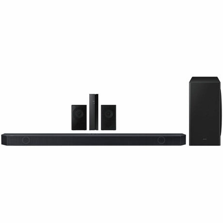 Samsung HW-Q910D 9.1.2 Bluetooth Sound Bar Speaker - 520 W RMS - Alexa Supported - Titan Black
