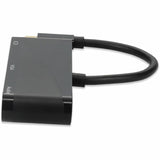 USB-C 3.1 TO M/F BLACK HUB