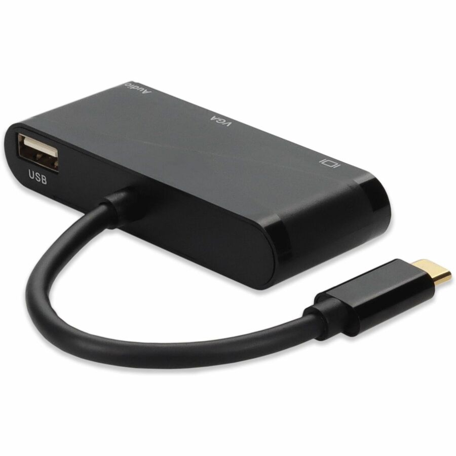 USB-C 3.1 TO M/F BLACK HUB