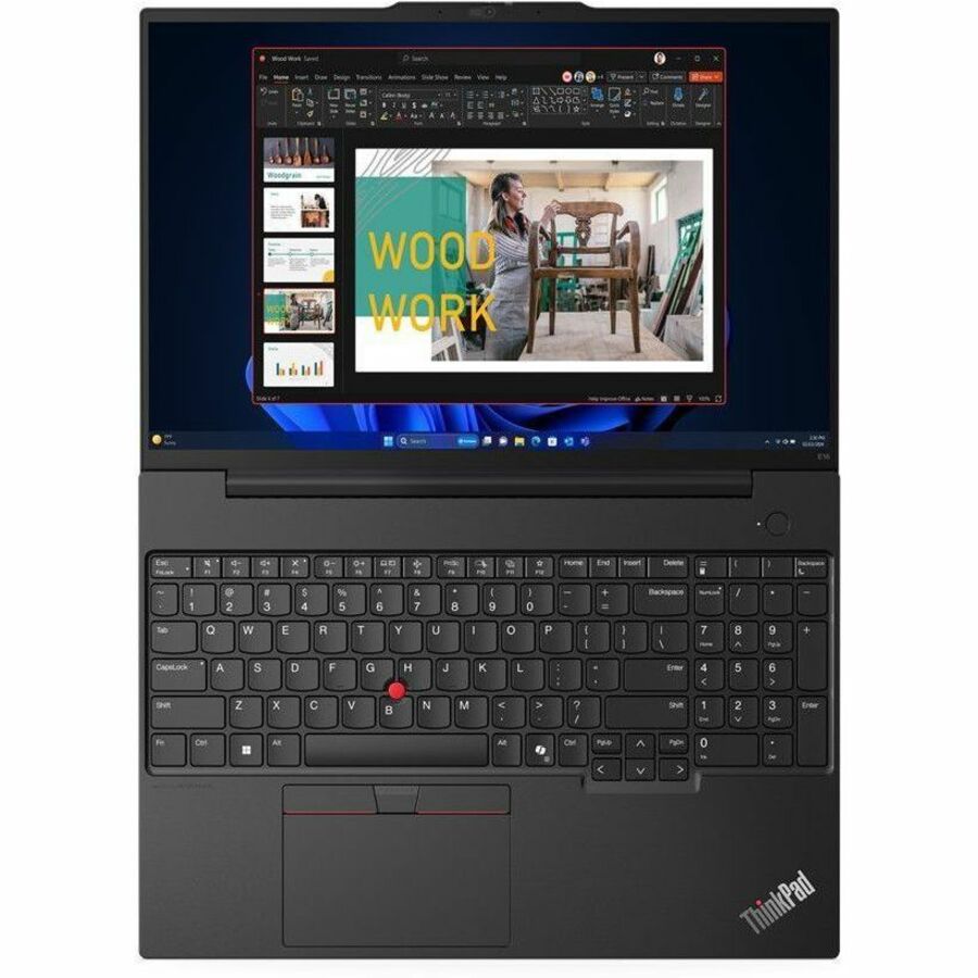 Lenovo ThinkPad E16 Gen 2 21M5000JUS 16" Notebook - WUXGA - AMD Ryzen 7 7735U - 16 GB - 512 GB SSD - English Keyboard - Black